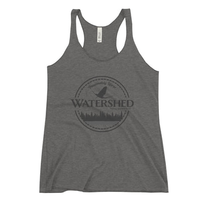 Watershed Fishing Apparel Classic Logo (Light Grey) Women's Racerback Tank